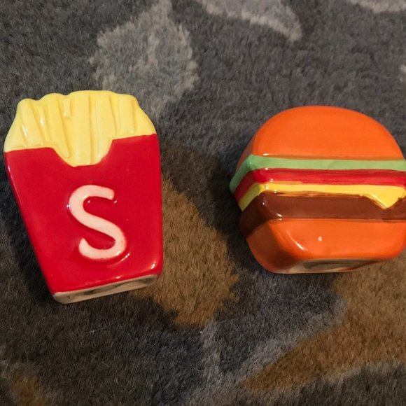 Other - Burger and Fries Salt and Pepper Shakers